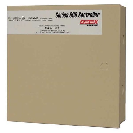 Detex Adjustable Gate Plate Kit, Brushed Chrome 81-800