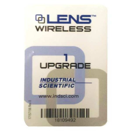 Industrial Scientific Wireless Upgrade Card, 3-1/2" H, 2" W 18109493