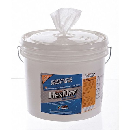 Hygenall Heavy Metal Removing Wipes, Bucket, PK2 HX902NRTB