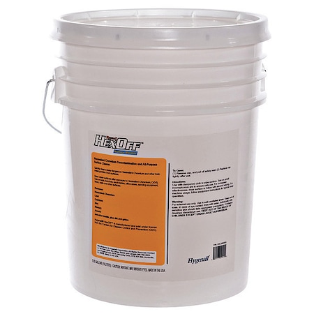 HYGENALL HEXOFF Cleaner, 5 gal. Pail, Citrus HXLS9005G