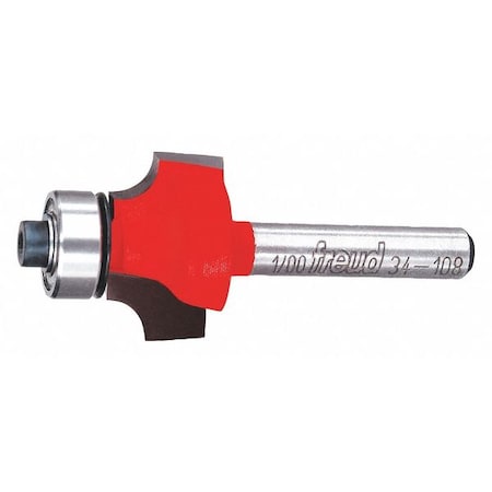 Freud Roundover Router Bit, 7/8" Cutting Dia. 34-108