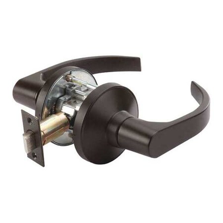 Pdq Door Lever Lockset, BSN Curved Style GP 126 BSN 613 234 ASA