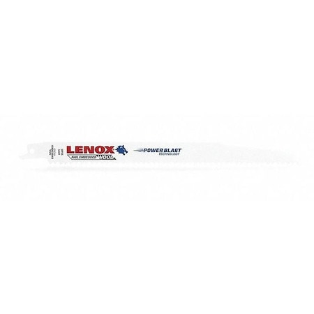 Lenox 9 in L x 6 TPI Reciprocating Saw Blade, 50 PK 22752OSB956R