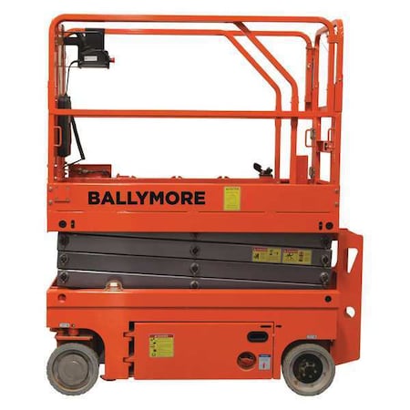 Ballymore Scissor Lift, 44 in W, 104 in D, 500 lb Load Capacity DSL-45