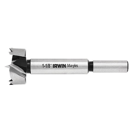 Irwin Wood Drilling Bit, Forstner, 1-1/8" dia. 1966931