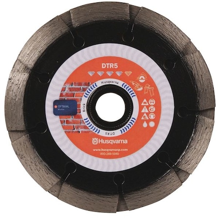 Husqvarna Diamond Saw Blade, Demolition, 5" dia. DTR5 TP 5