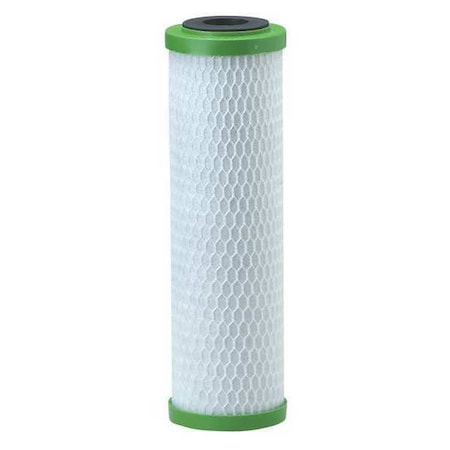 Zoro Select Solid Filter Cartridge, 2 gpm, 1 Micron, 9 7/8 in H 155748-75