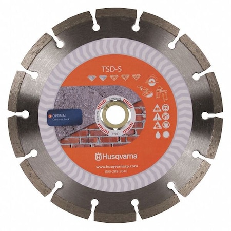 Husqvarna Diamond Saw Blade, Demolition, 6" dia. TACTI-CUT S 6