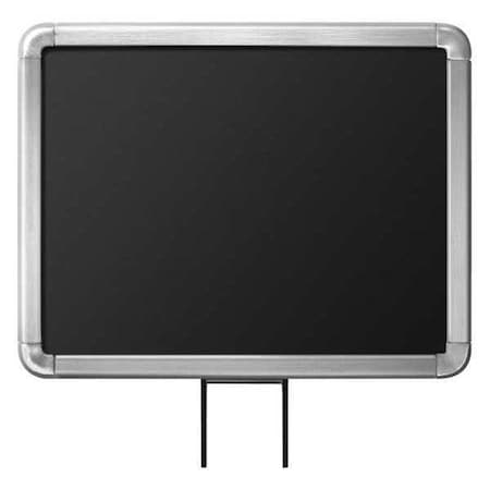 Lavi Industries Sign Frame, Silver, Type Horizontal 50-1141F7H-S/SA