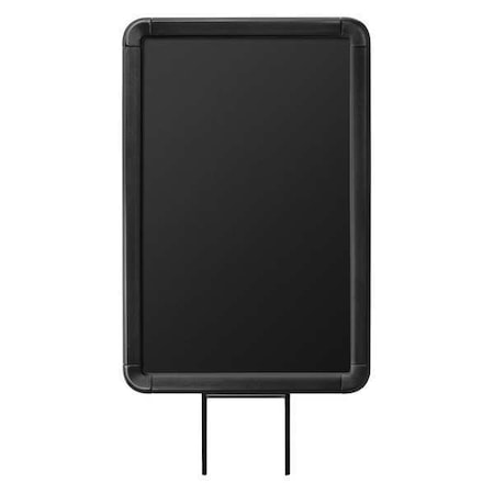 Lavi Industries Sign Frame, Black, Type Vertical 50-1130F12V-S/MB