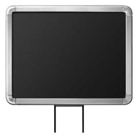 Lavi Industries Sign Frame, Silver, Type Horizontal 50-1141F12H-S/SA