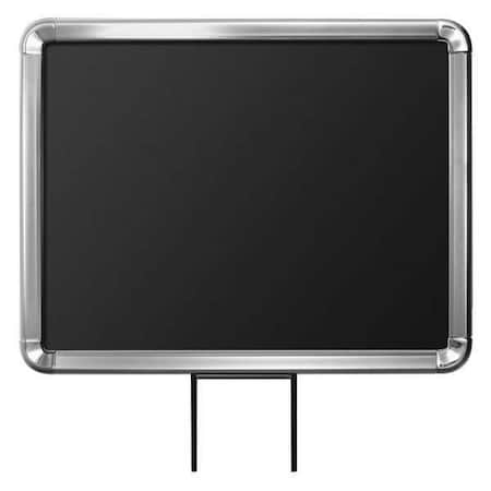 Lavi Industries Sign Frame, Chrome, Type Horizontal 50-1141F12H-S/CL