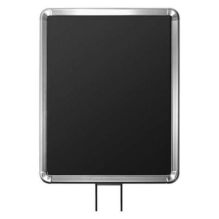 Lavi Industries Sign Frame, Chrome, Type Vertical 50-1131F7V-S/CL