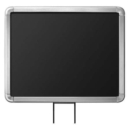 Lavi Industries Sign Frame, Silver, Type Vertical 50-1131F12H-S/SA