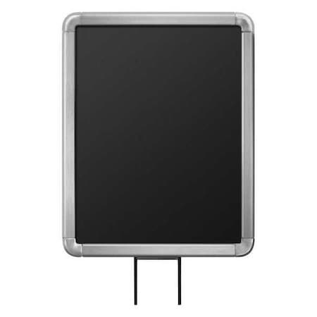 Lavi Industries Sign Frame, Silver, Type Vertical 50-1141F7V-S/SA