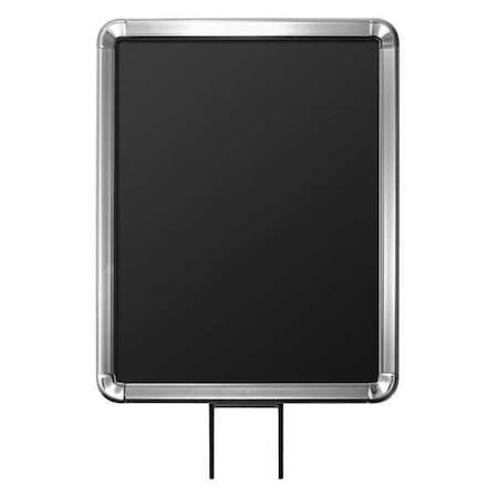 Lavi Industries Sign Frame, Chrome, Type Vertical 50-1141F7V-S/CL