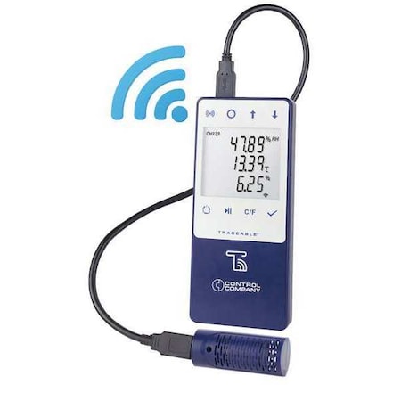 Traceable Data Logging Meter, 32 deg. to 122 deg.F 6526