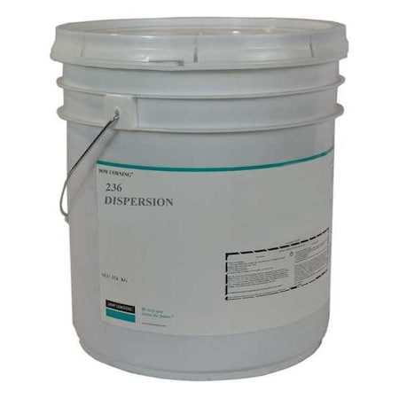 Dowsil Dispersion, 18 kg, Pail, White, Silicone Base 1997645