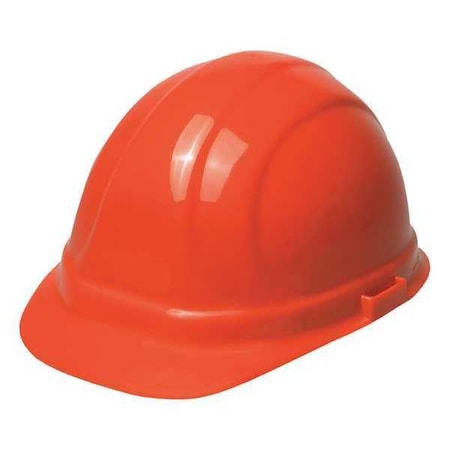 Deltaplus Hard Hat, Omega II, Polyethylene, 6 Point Ratchet, Type 1, Class E, Orange WEL19953OR