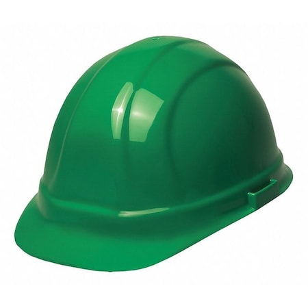 Deltaplus Hard Hat, Omega II, Polyethylene, 6 Point Ratchet, Type 1, Class E, Green WEL19958GR
