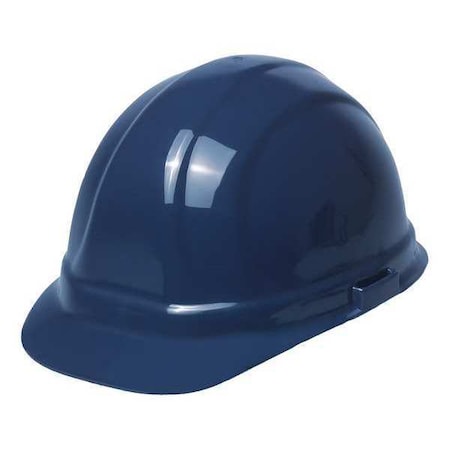 Deltaplus Hard Hat, Omega II, Polyethylene, 6 Point Ratchet, Type 1, Class E, Dark Blue WEL19993DB