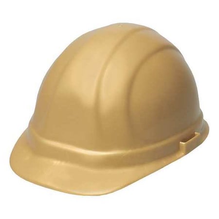 Deltaplus Hard Hat, Omega II, Polyethylene, 6 Point Ratchet, Type 1, Class E, Gold WEL19992GO