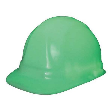 Deltaplus Hard Hat, Omega II, Polyethylene, 6 Point Ratchet, Type 1, Class E, Green WEL19902GD