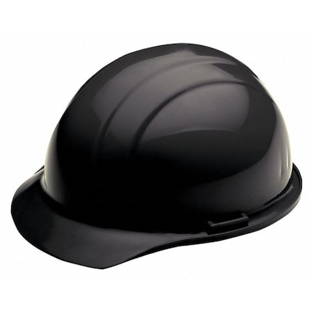 Deltaplus Hard Hat, Americana, Polyethylene, 4 Point Pinlock, Type 1, Class E, Black WEL19771BK