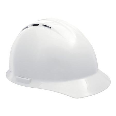Deltaplus Hard Hat, Americana, Polyethylene, 4 Point Pinlock, Type 1, Class C, White WEL19251WH