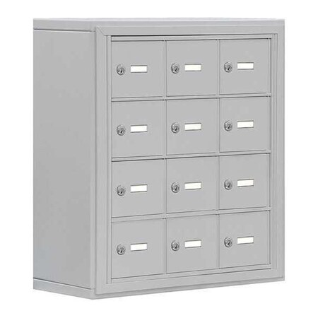 Salsbury Industries 24 in 9 1/4 in D, 25 1/2 in H 19048-12ASK