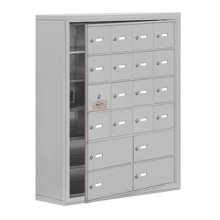 Salsbury Industries Cell Phone Locker, 36 1/2 in Silver 19168-20ASK