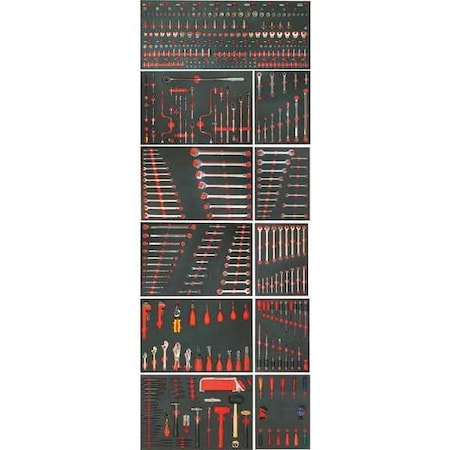 Proto Master Tool Set, General Purpose, 497 pcs. J99923K