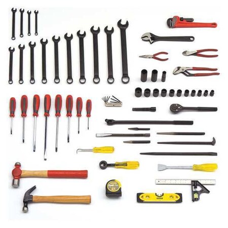 Proto Master Tool Set, Technician, 67 pcs. JTS-0067RRBX1A