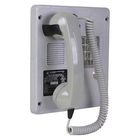 Hubbell Gai-Tronics Front Panel, Gray, Plastic 12576-127
