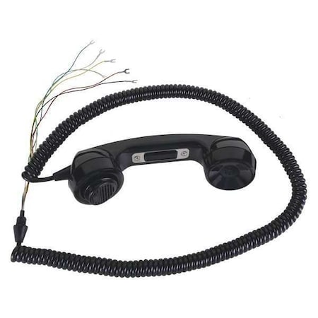 Hubbell Gai-Tronics Handset Kit, Black, Plastic 12515-008