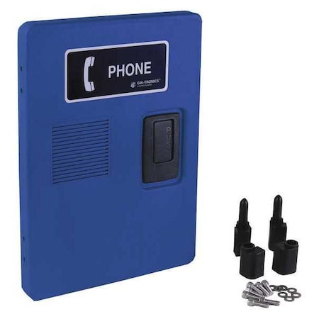 Hubbell Gai-Tronics Door Kit, Blue, Plastic 12513-008
