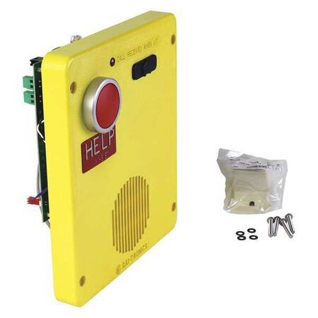 Hubbell Gai-Tronics Cover, Yellow, Plastic, For Mfr No 393-001 12660-001