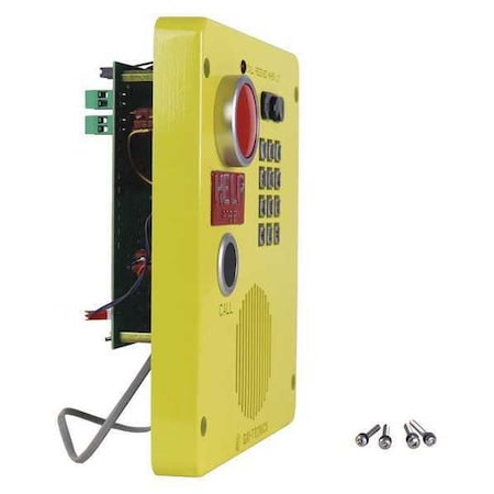 Hubbell Gai-Tronics Cover, Yellow, Plastic 12662-001