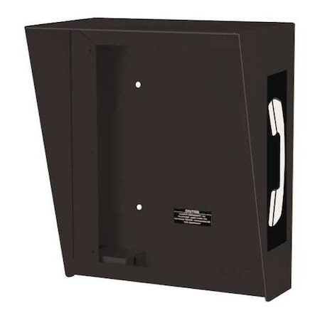 Hubbell Gai-Tronics Weatherproof Phone Enclosure, Black, 12"H 236-001BK