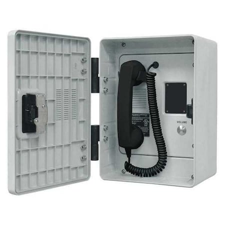 Hubbell Gai-Tronics Autodial Telephone, Analog, Gray 257-005