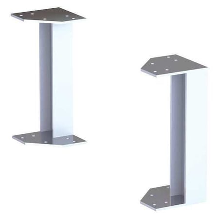 Tri-Arc Aluminum Support Leg, 500 lb Load Capacity, 18" H x 30" W MPASST2