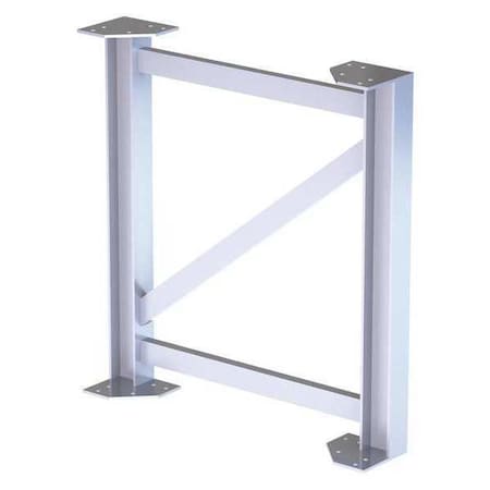 Tri-Arc Aluminum Support Leg, 500 lb Load Capacity, 36" H x 30" W MPASST4