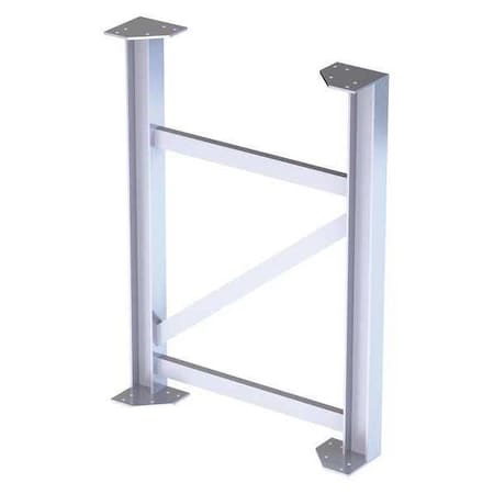 TRI-ARC Aluminum Support Leg, 500 lb Load Capacity, 45" H x 30" W MPASST5