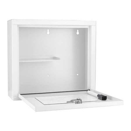 Barska Supply Cabinet, White, 9-29/64" Overall H CB12820