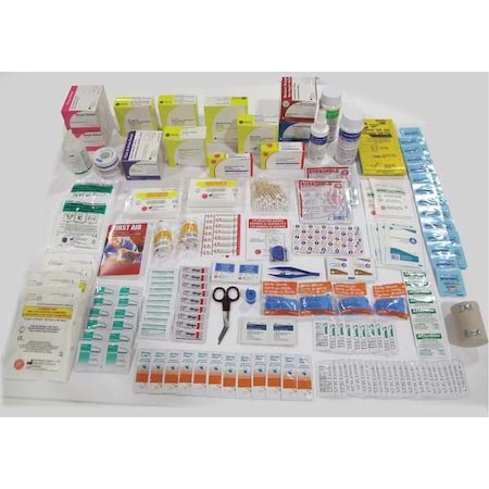 Zoro Select Complete Refill or Kit, Not Applicable Not Applicable, 760 Components, 200 People Served 9995-7502