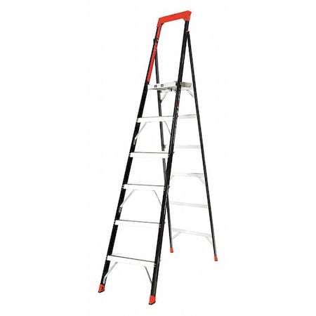 Little Giant Ladders 8 ft. Fiberglass 375 lb. Stepladder, Type IAA 15288-001