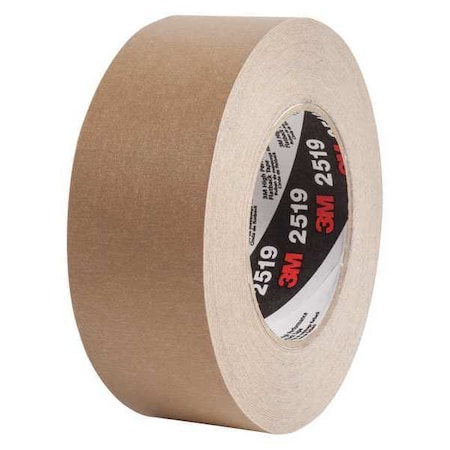 3M Masking Tape, 24 mm W x 55 m L, 7.1 mil Thick, Brown, Rubber Adhesive, 36 PK 2519