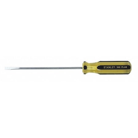 Stanley General Purpose Cabinet Slotted Screwdriver 3/16 in Round 66-186-A