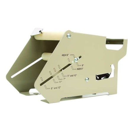 Scotch Tape Dispenser, 6 in Max. Tape Width. 5 3/4 in Tape Core Dia, Not Applicable, Metal, Gray M797