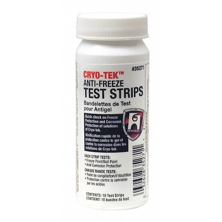 Hercules Test Strips, Includes 10 Sticks, 3-15"L, PK10 35271